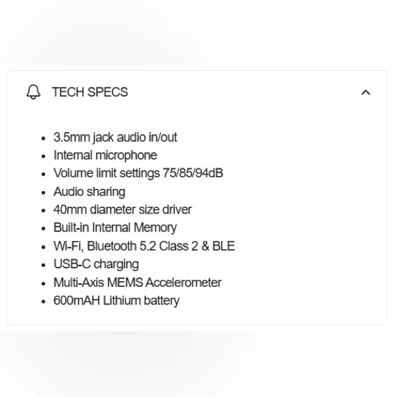 Onanoff StoryPhone Storytelling Headphones for Kids - Light Blue - Picture 6 of 9